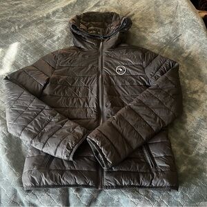 Abercrombie & Fitch Dark Gray Kids Puffer Jacket